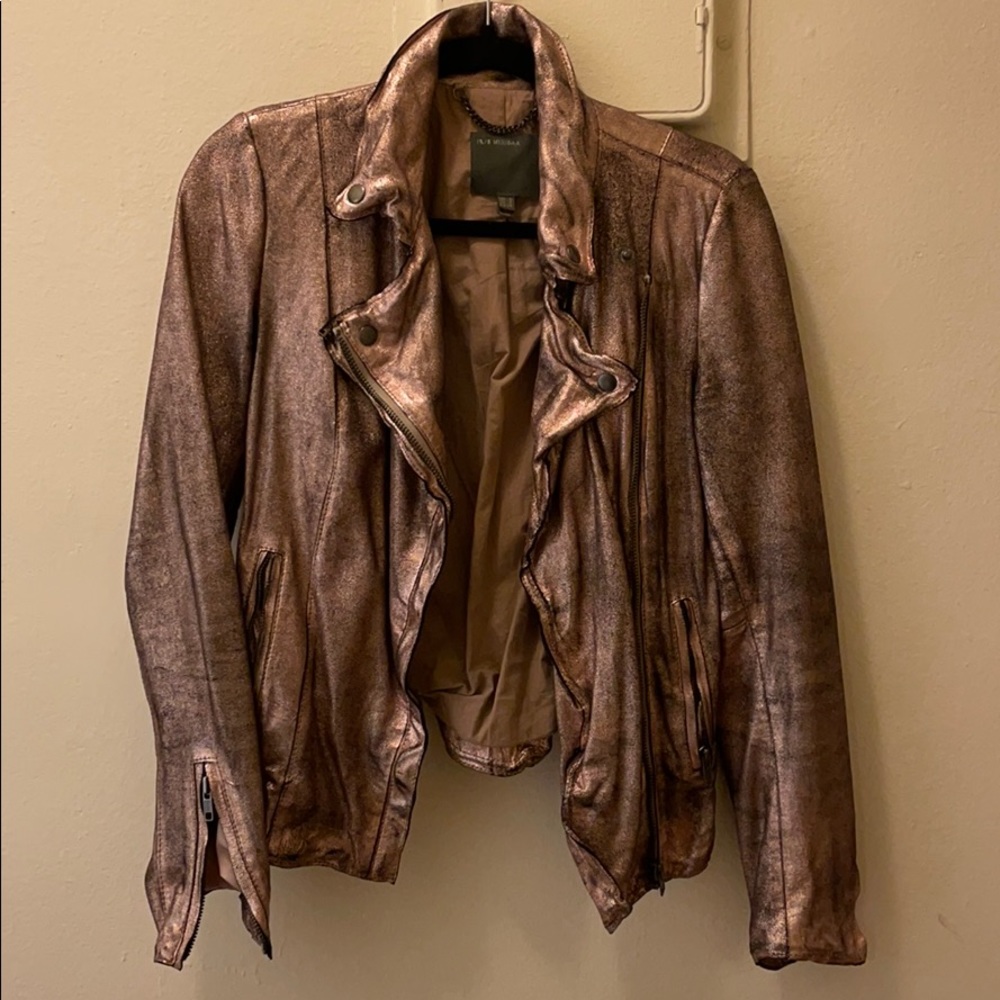 MUUBAA MONTERIA LEATHER BIKER JACKET